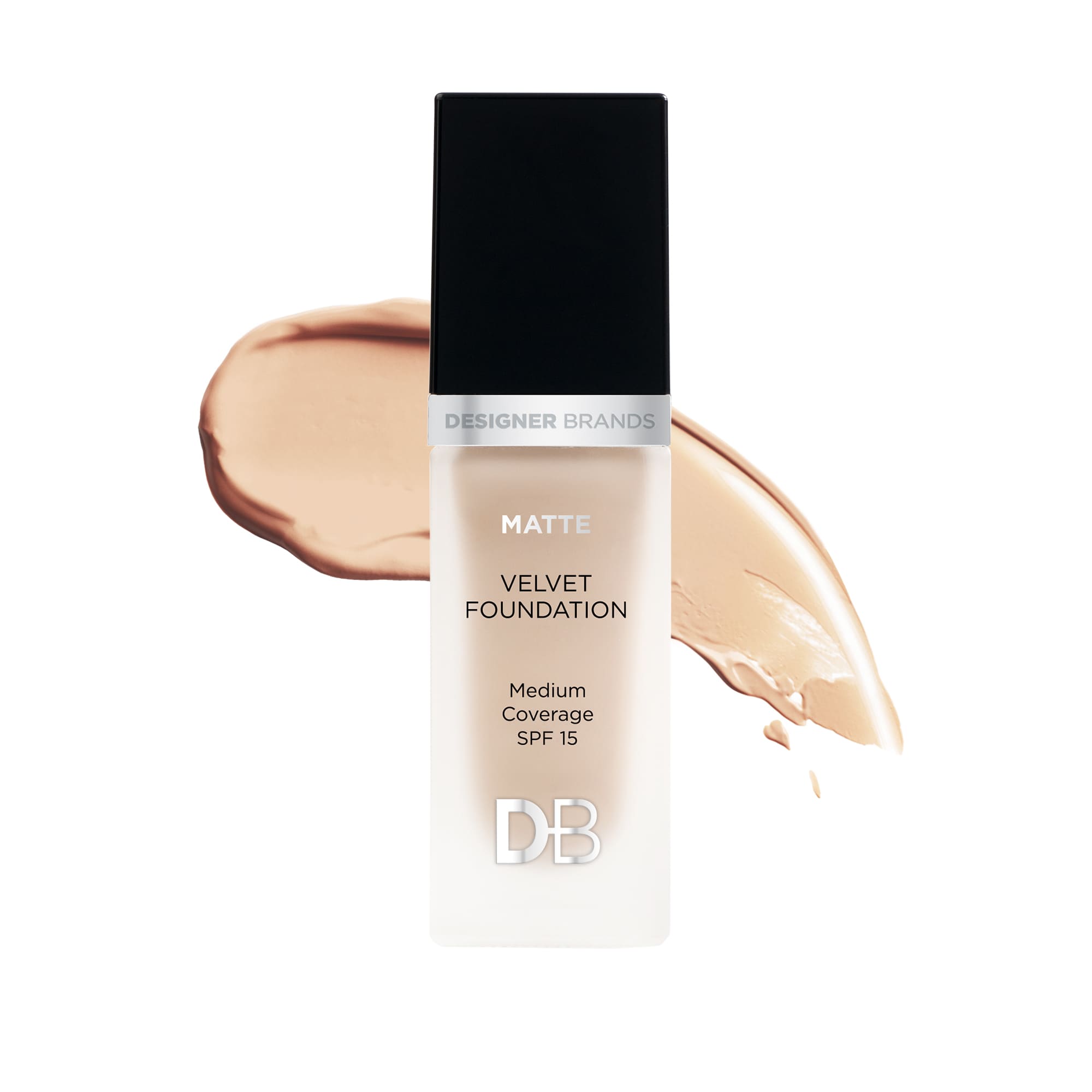 Matte Velvet Foundation (Light Sand) | DB Cosmetics | 01