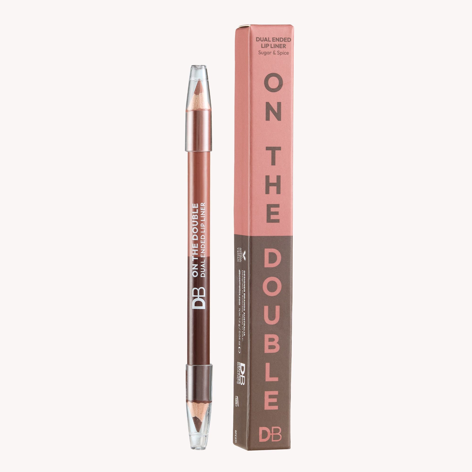 On The Double Dual-Ended Lip Pencil | DB Cosmetics | Thumbnail